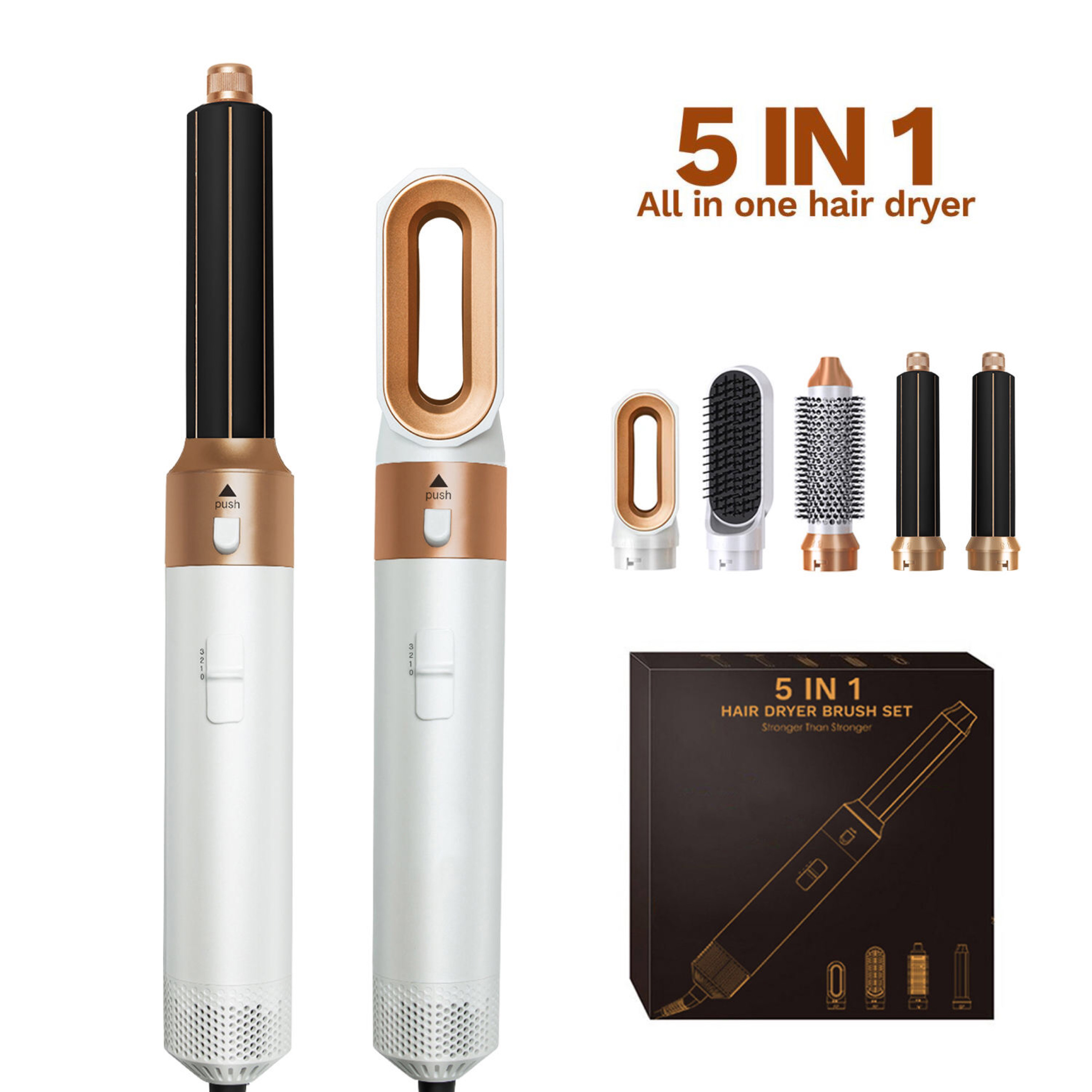 Ebony Blossom 5-in-1 All-In-One Hair Dryer
