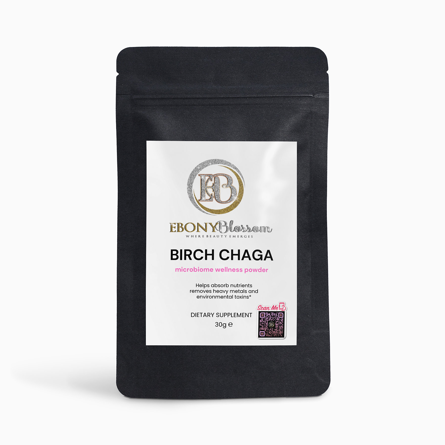 Birch Chaga Microbiome Wellness Powder
