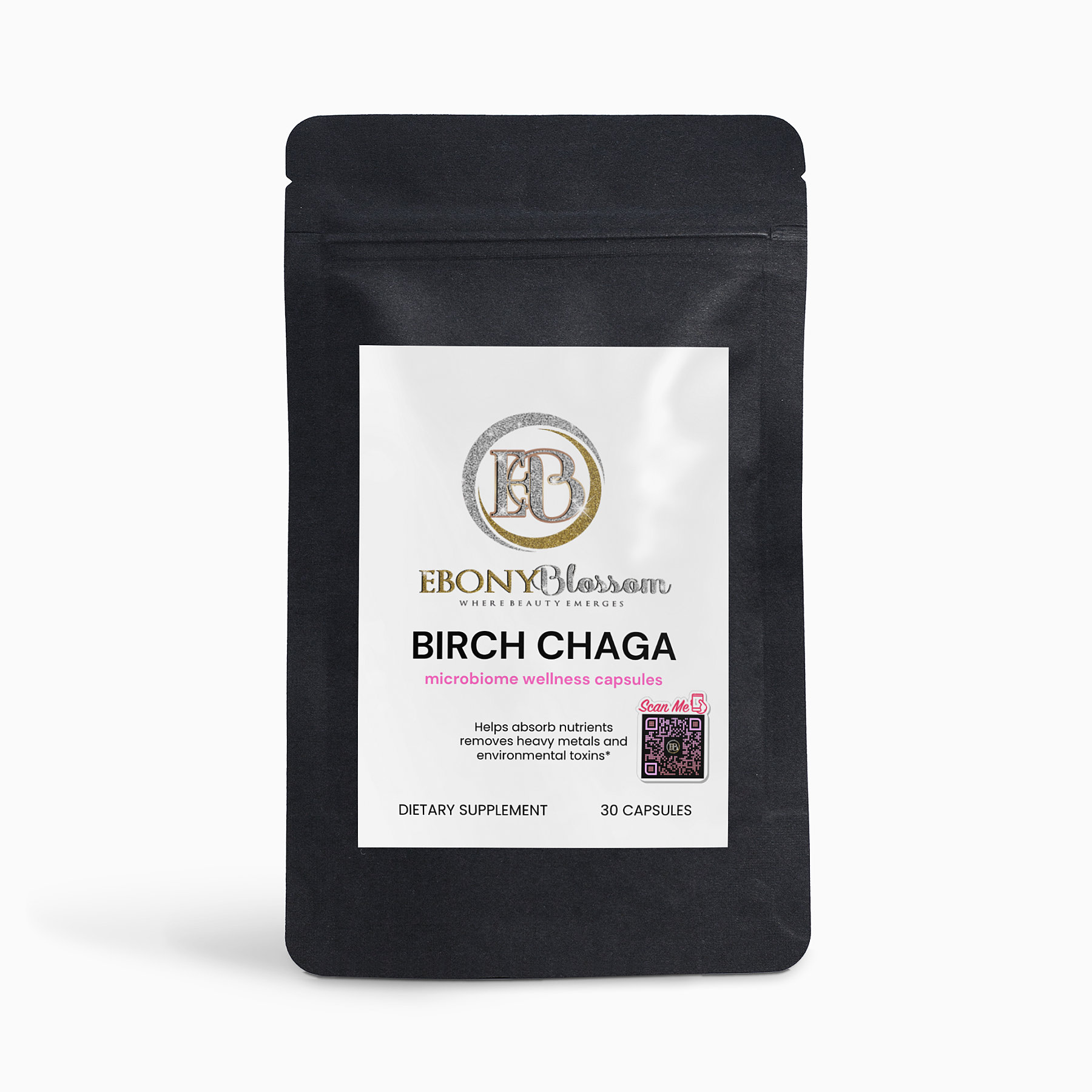 Birch Chaga Microbiome Wellness Capsules