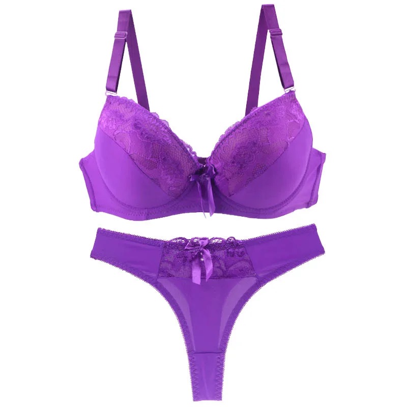 Violet Vixen Lace Lingerie Set